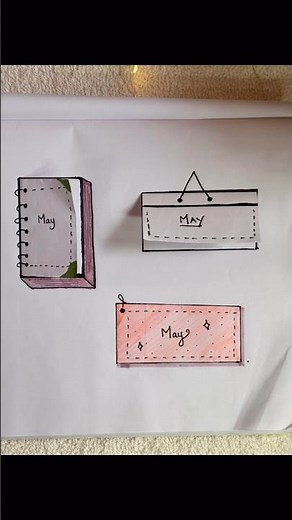 Stop writing boring titles! Try these easy 3D interactive header ideas instead 📓✍️#diy #art #easy