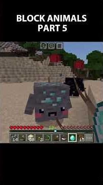 curi block imut atau block animals - Minecraft part 5