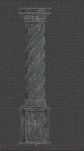 Creating Twisted Victorian Pilar #blender3d #blender