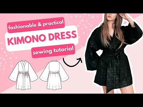 BLAIR Kimono Mini Dress Sewing Tutorial + Pattern Download