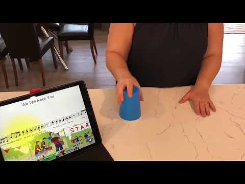 We Will Rock You (Queen, Pink) Cup Routine from Sing Plus 2 Teacher's Multimedia