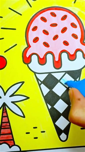 Satisfying Coloring Book Art #asmr #coloringbook #asmrsounds #coloringmarkers #trendy