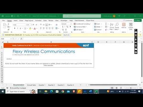 Excel Module 5 End of Module Project 1 | Shelly Cashman Excel #shellycashman #module5