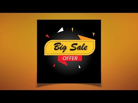 How to Create a Professional Sales Label Tag in Adobe Illustrator Easy Graphics Tutorial
