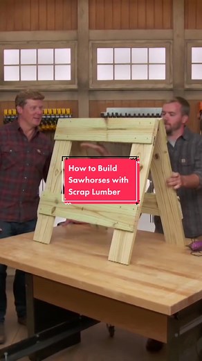 Build Your Own Sawhorse with These DIY Plans