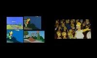 Mix of 2 videos from youtube : the simpsons intros and the movie intro too