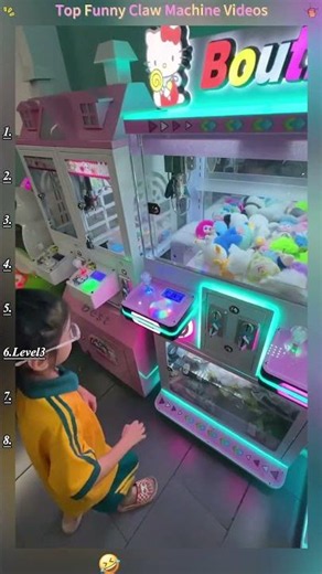 RANKING the Funniest Claw Machine Ever#fyp#clawmachine #funny #stuffedanimal#rankingshorts