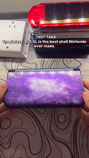  HOT TAKE: The Galaxy 3DS XL is the best shell Nintendo ever made. That purple shine hits harder than anything on the Switch today. And this one? ✨ Fully restored ✨ 256GB ✨ 100+ games preloaded  In stock now at RedProClub.com ️ Agree or nah—what’s the real best 3DS design? #3ds #galaxy3ds #nintendo3ds #retrogaming #modded3ds #handheldgaming #gamingnostalgia #pokemon #redproclub | Redproclub | Facebook