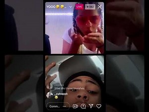 KAY FLOCK ARGUING WITH OPP THOTS ON INSTA LIVE !!
