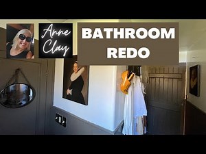 From FARMHOUSE to PRIMITIVE...ADDING COLOR/SHOWER CURTAINS