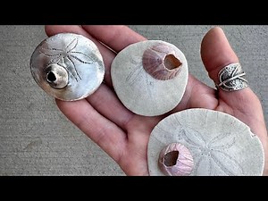 How to fabricate a hollow form sand dollar with sterling silver