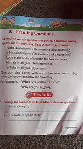 2 Framing QuestionsSometime we ask questions to others. Someti... | Filo