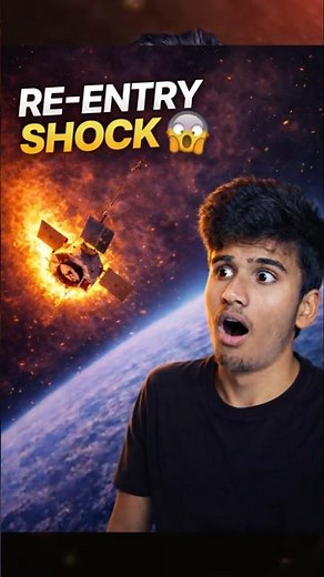 600KG Spacecraft Falls Back to Earth! 😱