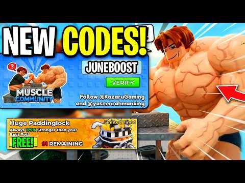 BRAND *NEW* CODES FOR +1 MUSCLE TO ARM WRESTLE IN JUNE 2026! ROBLOX +1 MUSCLE TO ARM WRESTLE CODES