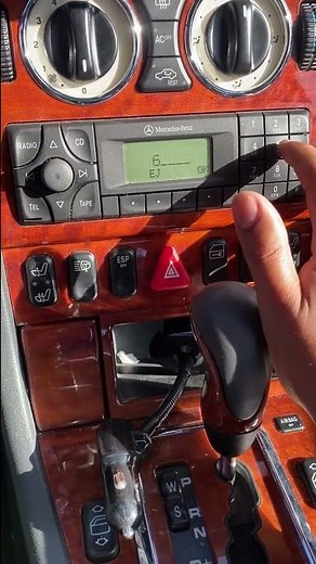 mercedes Benz radio code tips how to input code