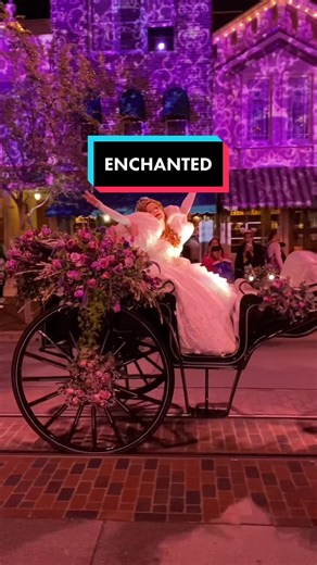 Giselle from Disney’s Enchanted makes an appearance at Disneyland’s Princess Nite! #disneyparks #disneyland #enchanted