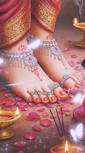 Navratri status. I have anklets in my feet and kumkum on my forehead. #navratrispecial​ #durgapuj...
