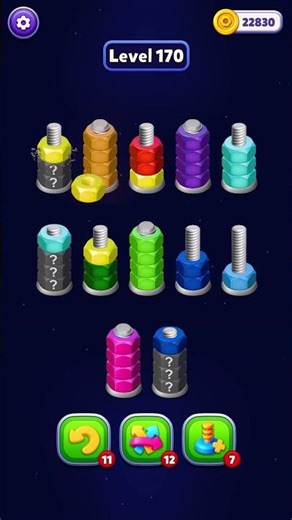 Nut Sort 3D | Level 170