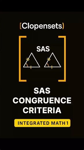 SAS Congruence Postulate #maths #geometry #education #math #highschool