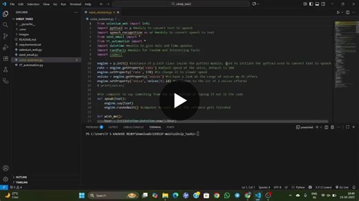 Python Voice Assistant Built with Speech-to-Text and Text-to-Speech | Sasidhar Gattineni posted on the topic | LinkedIn
