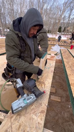 ML CONSTRUCTION Enterprise 🏡 | Installing fire blocking 🪵 🏡 #details #work #construction #framing #pro | Instagram