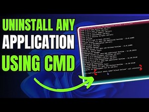 How To Uninstall ANY Program or Software Using CMD/Command Prompt in Windows 11/10