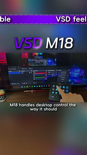 VSDinside - M18 “Your desktop companion.”#vsdinsidestreamdeck #setup