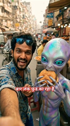 Alien की Earth Life 👽 | Funny Moments #YouTubeShorts #FYP #TrendingReels #FunnyAlien #AlienVlog #ai