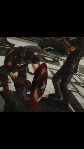 Captain America smashing two Face #shorts