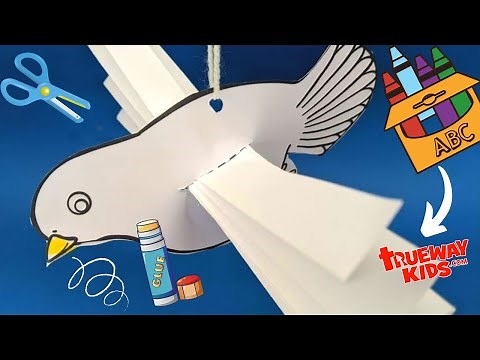 Easy Dove craft for kids