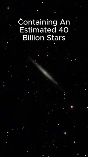 I Captured The Silver Needle Galaxy With My Telescope