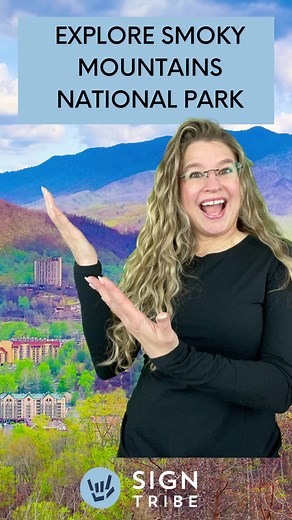 🤟🏻 Let's explore the Smoky Mountains National Park! Learn American Sign Language with Sign Tribe Academy: https://sign-tribe.com 14 Day FREE Trial Sign Tribe Academy ASL Courses: https://sign-tribe.com/free-trial-sign-up/ Sign Tribe’s Newsletter: https://sign-tribe.com/newsletter-sign-up/ YouTube: https://www.youtube.com/SignTribe Instagram: https://www.instagram.com/signtribe/ Facebook: https://www.facebook.com/signtribes Shop Sign Tribe merch! https://teespring.com/stores/sign-tribe Please n