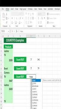 Count only cells with text while excluding all bothers! Formula
