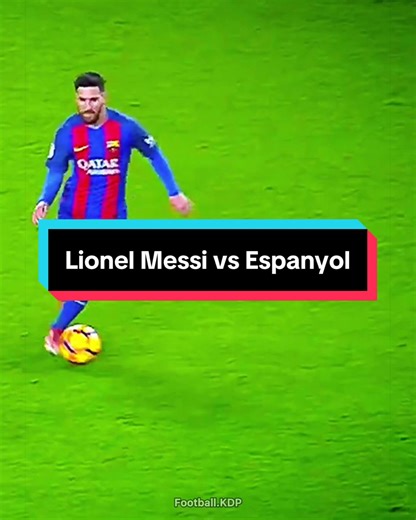 Messi's 2016 Masterclass vs. Espanyol