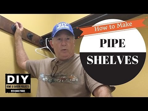 Pipe Shelves How to build them