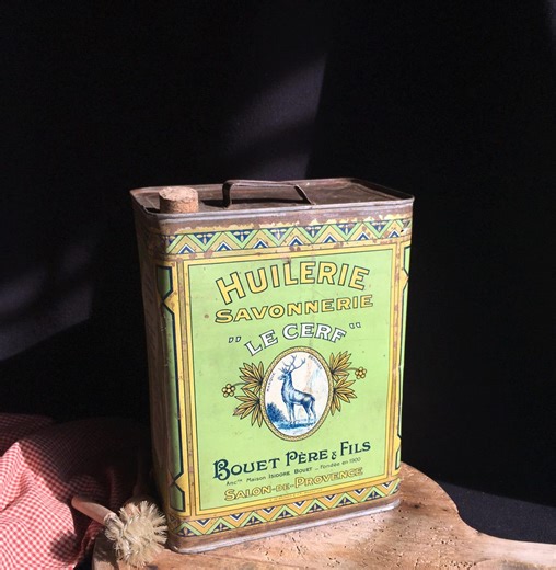 Vintage FRENCH Provençal OLIVE OIL Container From the “le Cerf” Producers in Salon - De - Provence. - Etsy Canada