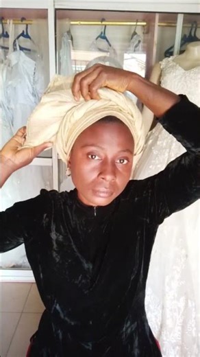 simple gele tutorial #geletutorial