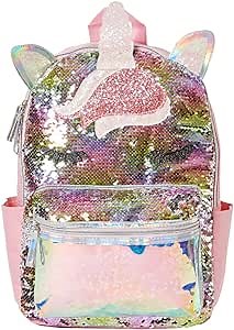 CLUB LIBBY LU Unicorn Flip Sequin Backpack for Girls
