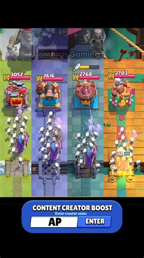 Aman Periwal - Mr AP Gaming on Instagram: "Evo Skeleton Army Vs Towers👊👍 Clash Royale #clashroyale"