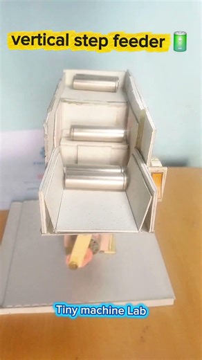 Step Feeder Upgrade ⚙️ Runs Continuously (Part 1) #diy #tech #schoolproject #dcmotor #shorts