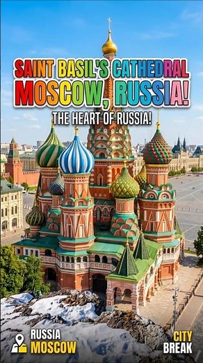 The World's Most Colorful Cathedral! #Russia