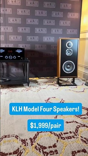 JUST Announced: KLH Model Four Loudspeakers - First Listen!