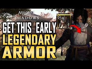 Get This Legendary Amor Early Assassin Creed Shadows Naoe Legendary Peasant Cloth Increases Health