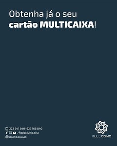 Mais opções, mais liberdade! 💳 Os cartões MULTICAIXA, emitidos pelos bancos angolanos, oferecem três opções para o seu dia a dia: débito, crédito e pré-pago. Escolha a solução que melhor se adapta às suas necessidades e aproveite mais praticidade e segurança nas suas transacções. Fale com o seu banco e entre no ritmo da conveniência com a Rede MULTICAIXA! #CartoesMULTICAIXA #RedeMULTICAIXA #Angola #Cartoes | MULTICAIXA