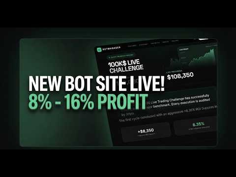 Our Automatic API Trading Bot Website is LIVE! (Tools, Guides & Documentation)