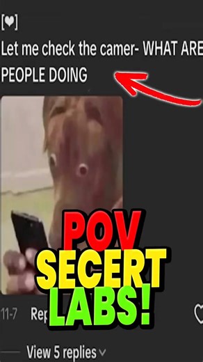 POV: Secret Lab Containment Breach Went Wrong #letpretend #reacts #reaction #funnyvideo #funnyreaction | Tanker156