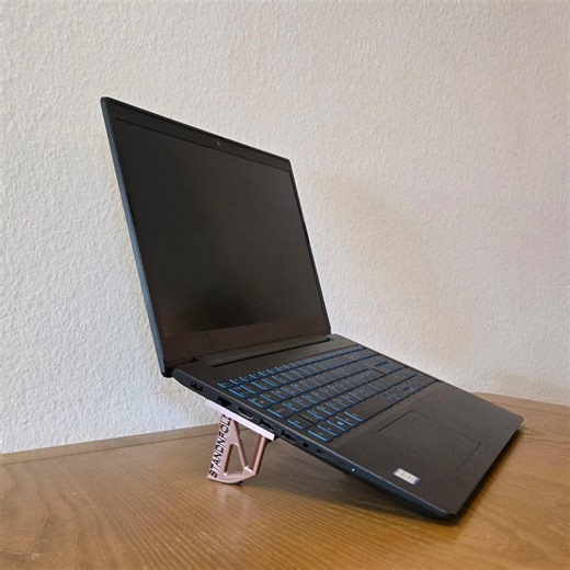 Customizable Lightweight 3D Printed Laptop Stand | Portable Ergonomic Desk Accessory | Work From Anywhere - Etsy