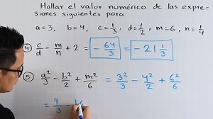 Valor numérico de expresiones compuestas | Profe Jesús Grajeda Rosas