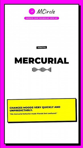 Learn English: What is Mercurial? | Vocabulary Shorts