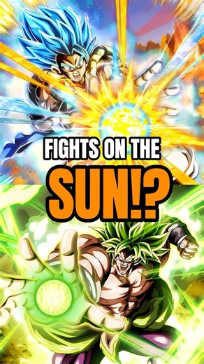 Gogeta vs Broly Was SUPPOSED to Fight on the Sun?!